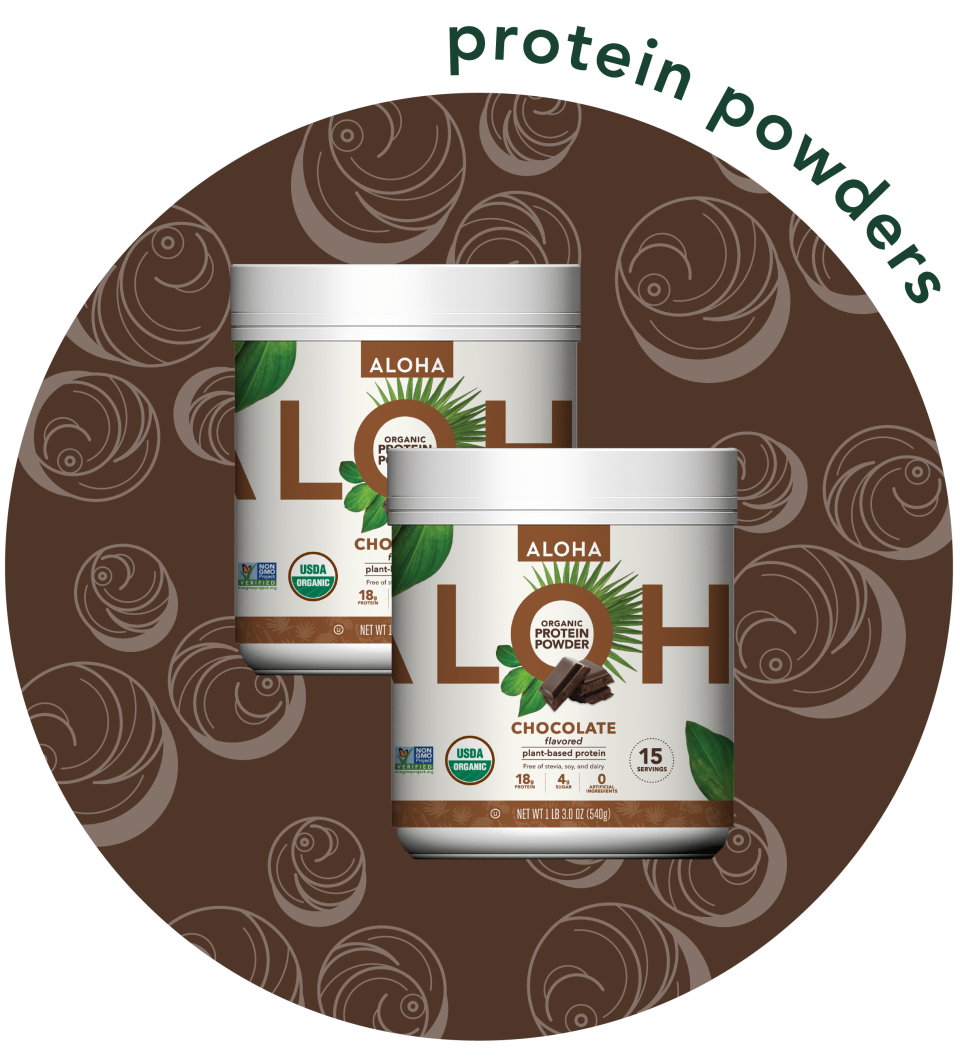 Two Canisters of Chocolate Protein Powder