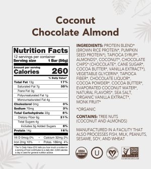 Coconut Chocolate Almond – Protein Bars