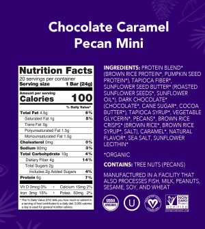 Chocolate Caramel Pecan – Mini Bars