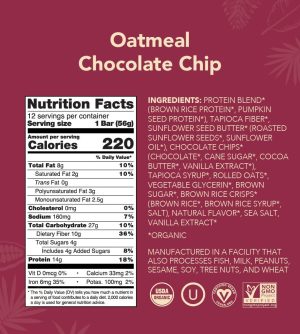 Oatmeal Chocolate Protein Bar – Promo