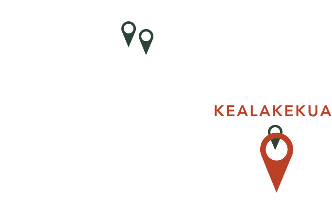 kealakekua on a map